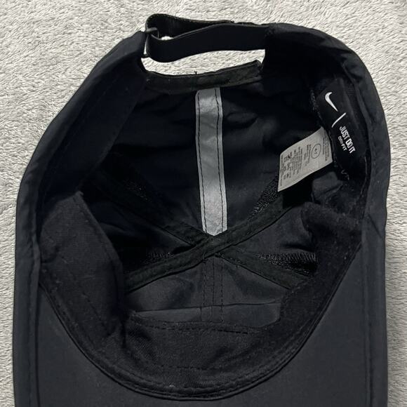 Nike Hat Youth 4-7 Black Dri Fit Embroidered Logo Adjustable Cap - Picture 7 of 13